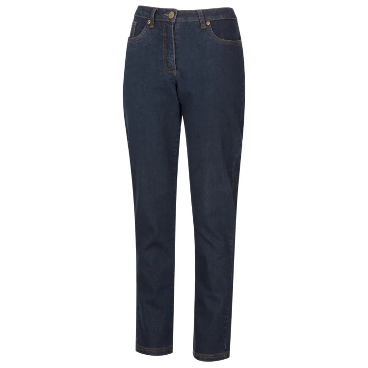 Hoggs of Fife Ladies Dee Stretch Denim Jeans - Indigo Stylish Slim Fit Denim