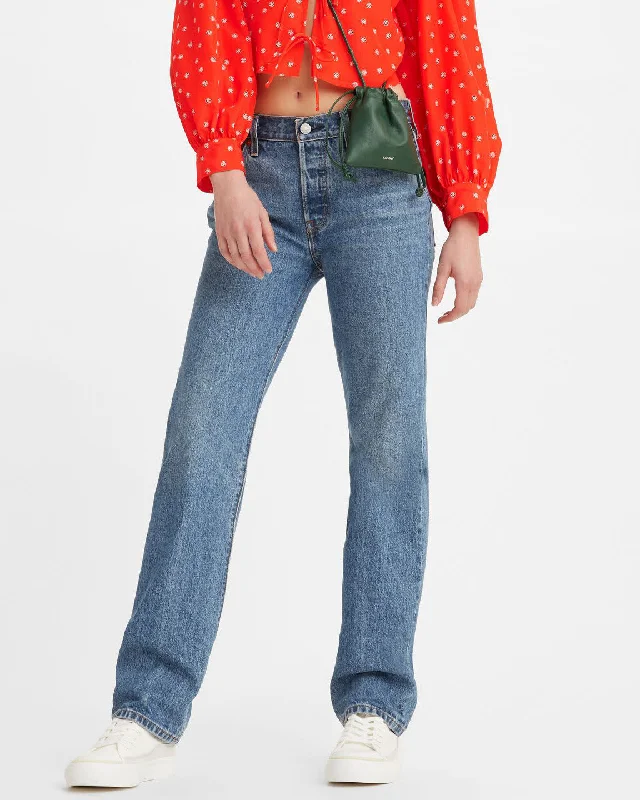 Levi's® Womens 501 90's Relaxed Straight Fit Jeans - Drew Me In Fashionable Relaxed Fit Denim