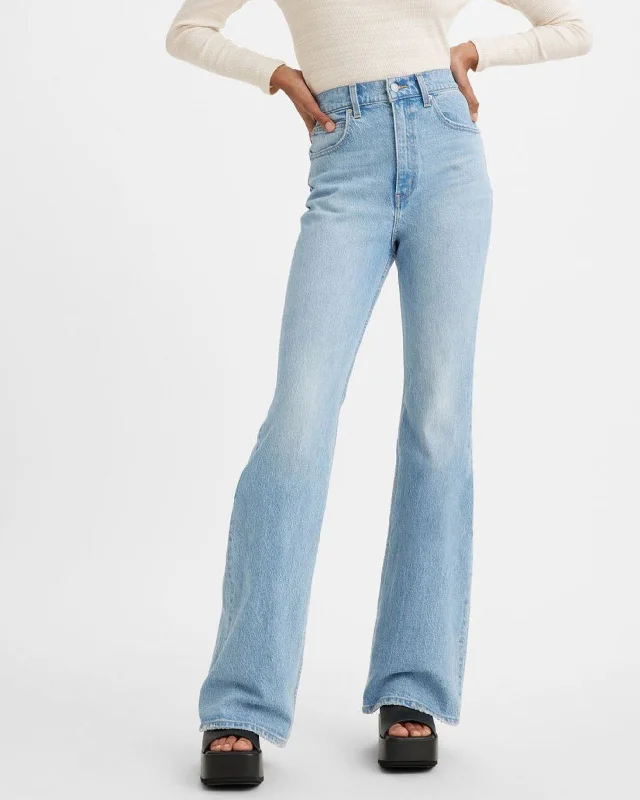 Levi's® Womens 70's High Flare Jeans - Put It Back Trendy Button-Up High-Waist Jeans