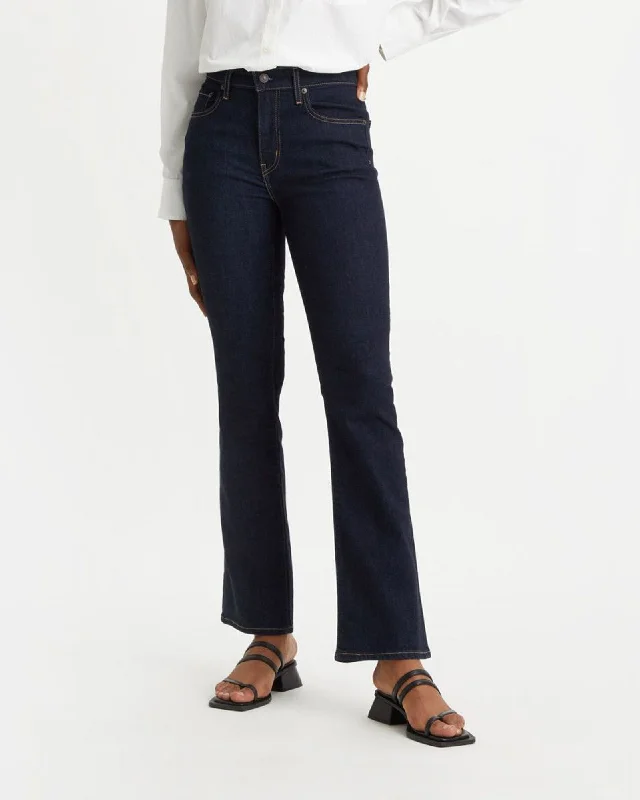 Levi's® Womens 725 High Rise Bootcut Jeans - Blue Wave Rinse Fashionable Button-Front Jeans