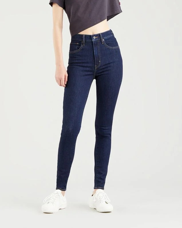 Levi's® Womens Mile High Super Skinny Jeans - Top Shelf Fashionable Raw Hem Bootcut Jeans