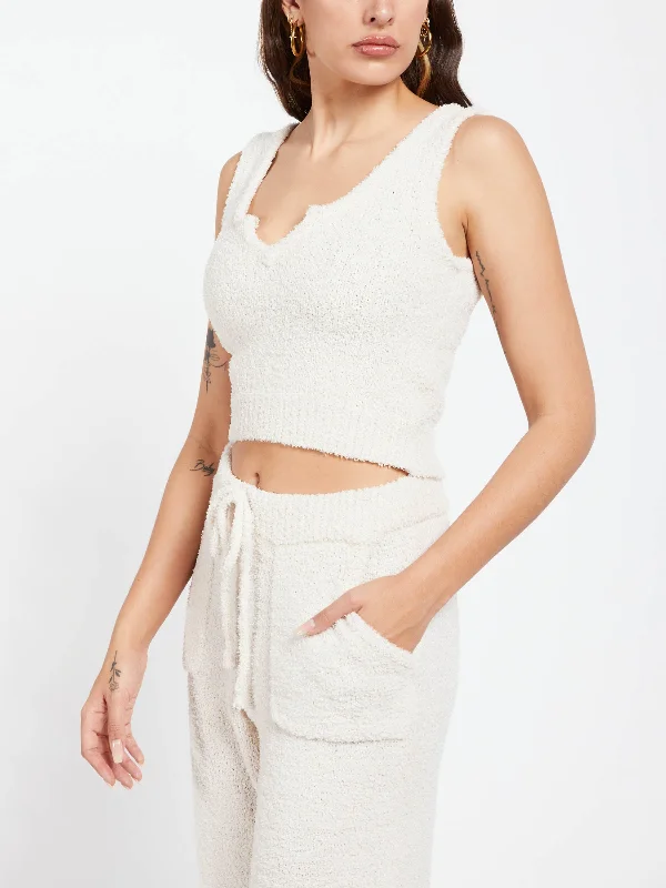 Notched Sweater Tank