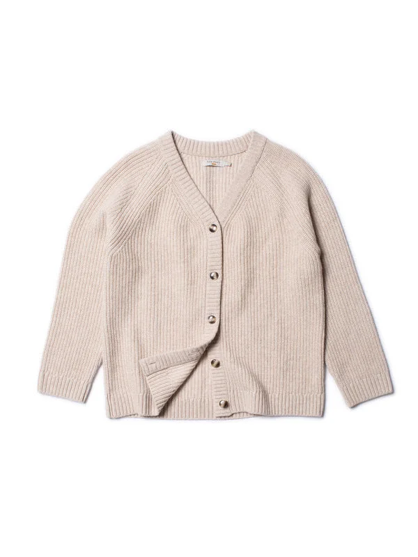 Nudie Jeans Women - Kristina Cardigan - Oat Chic Vintage-Inspired Denim Jeans