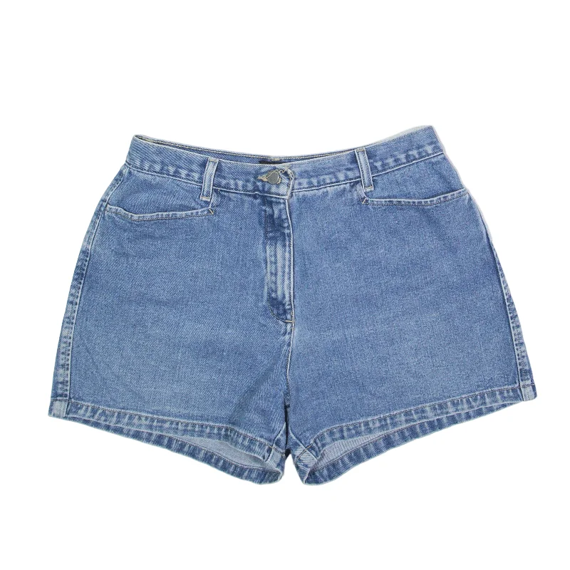 NY JEANS Denim Shorts Blue Regular Womens M W30 Fashionable White Denim Jeans