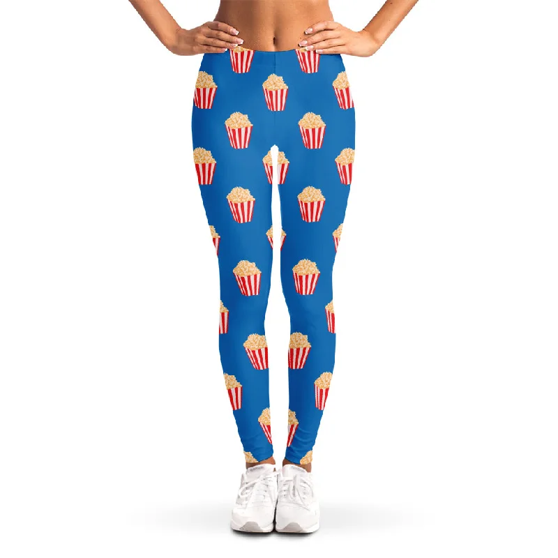 Popcorn Box Pattern Print Women's Leggings