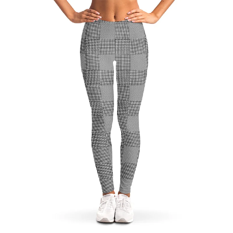 Prince of Wales Check Pattern Print Women's Leggings