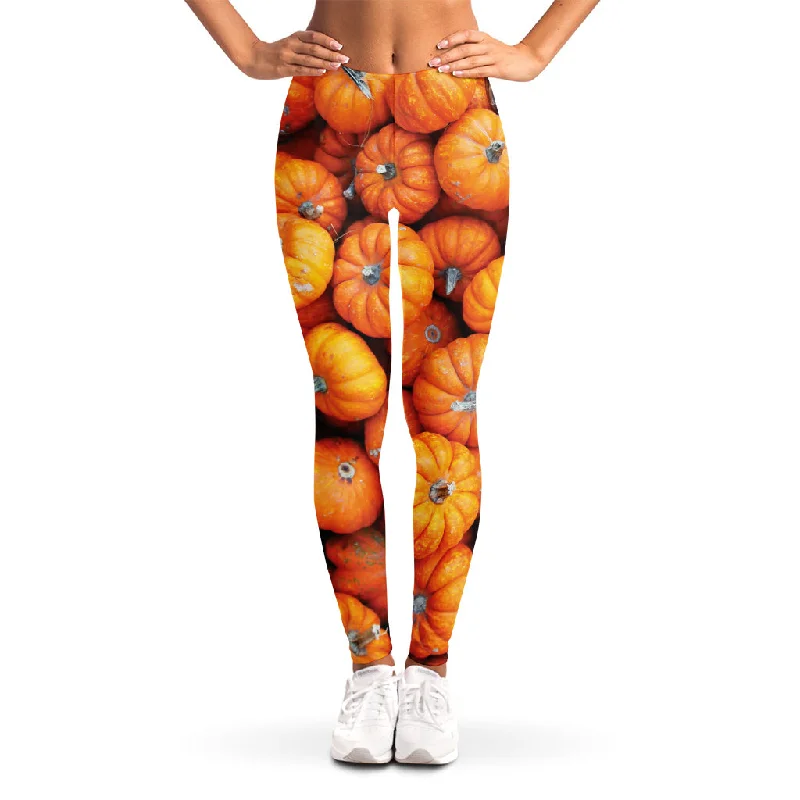 Pumpkin Print Women's Leggings