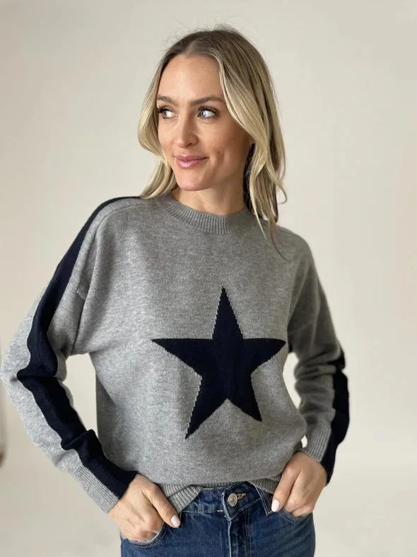 Six Fifty Star Crew Sweater