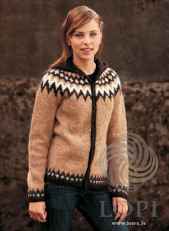 Sjöfn Brown Sweater - Knitting Kit