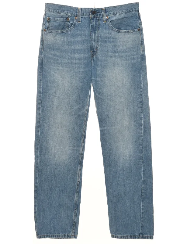 Straight Leg Levis 505 Jeans - W34 L32 Comfortable Zip-Fly Denim Jeans