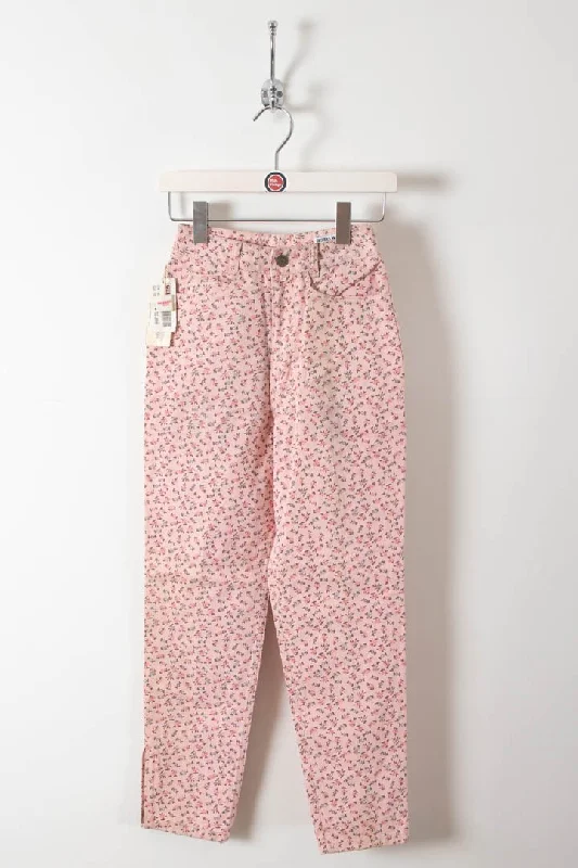 Women's BNWT Guess Floral Print Denim Jeans (4) Casual Loose Fit Jeans
