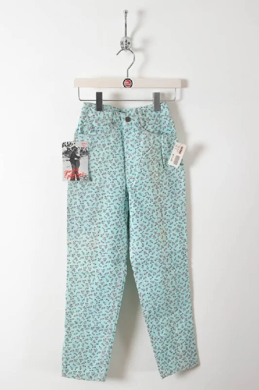 Women's BNWT Guess Floral Print Denim Jeans (4) Comfortable Zip-Fly Denim Jeans