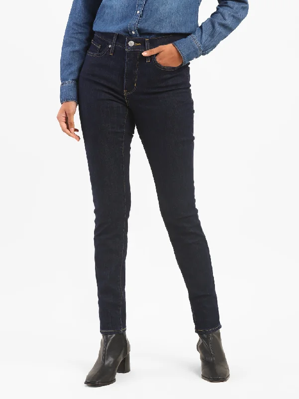 Women's Mid Rise 311 Shaping Skinny Fit Jeans Chic Dark-Wash Skinny Jeans