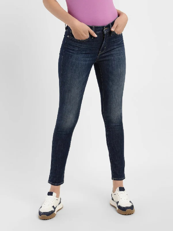 Women's Mid Rise 311 Shaping Skinny Fit Jeans Casual Loose Fit Jeans