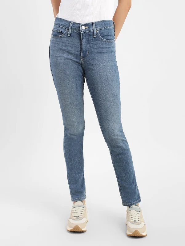 Women's Mid Rise 311 Shaping Skinny Fit Jeans Comfortable Boyfriend Jeans