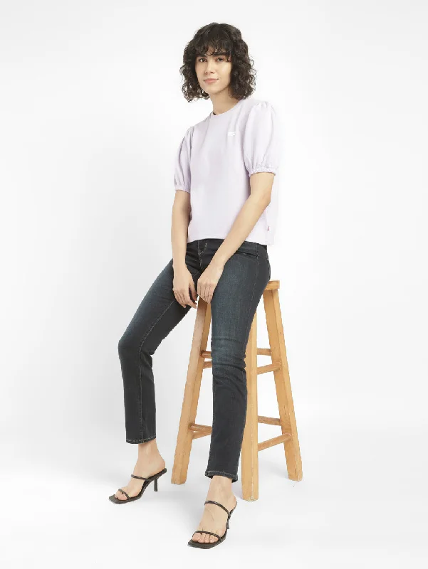 Women's Mid Rise 312 Shaping Slim Fit Jeans Stylish High-Rise Mom Jeans