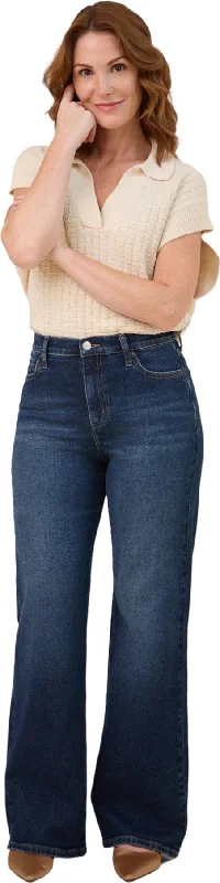 Lily Wide Leg Jeans - Women's|-|Jean à jambe large Lily - Femme Stylish Slim Fit Denim