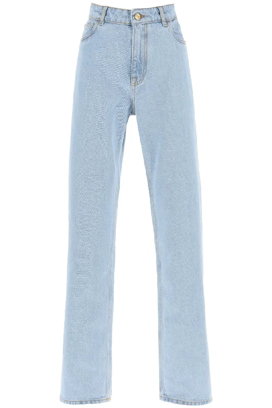 Low-waisted Baggy Jeans  - Light Blue