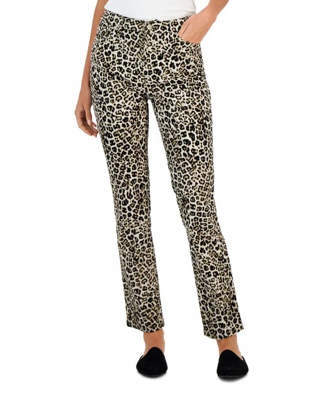 Charter Club Lexington Tummy Control Printed Jeans