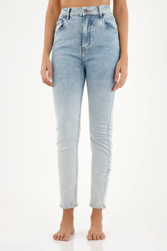 Women's Blue Ombre Effect Jeans