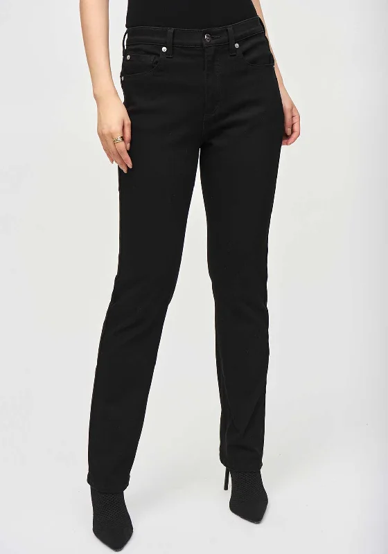 Joseph Ribkoff Classic Straight Leg Jeans, Black