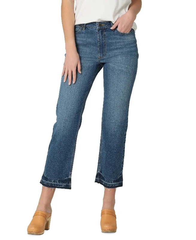 Wrangler Womens Flared Ankle Jeans